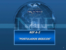 nif a-2 “postulados básicos”