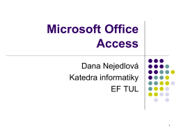 Microsoft Office Access