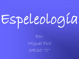Espeleología - Expresión Joven Digital