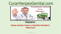 Herpes Genital,Granos o Espinillas Genitales Diferencias